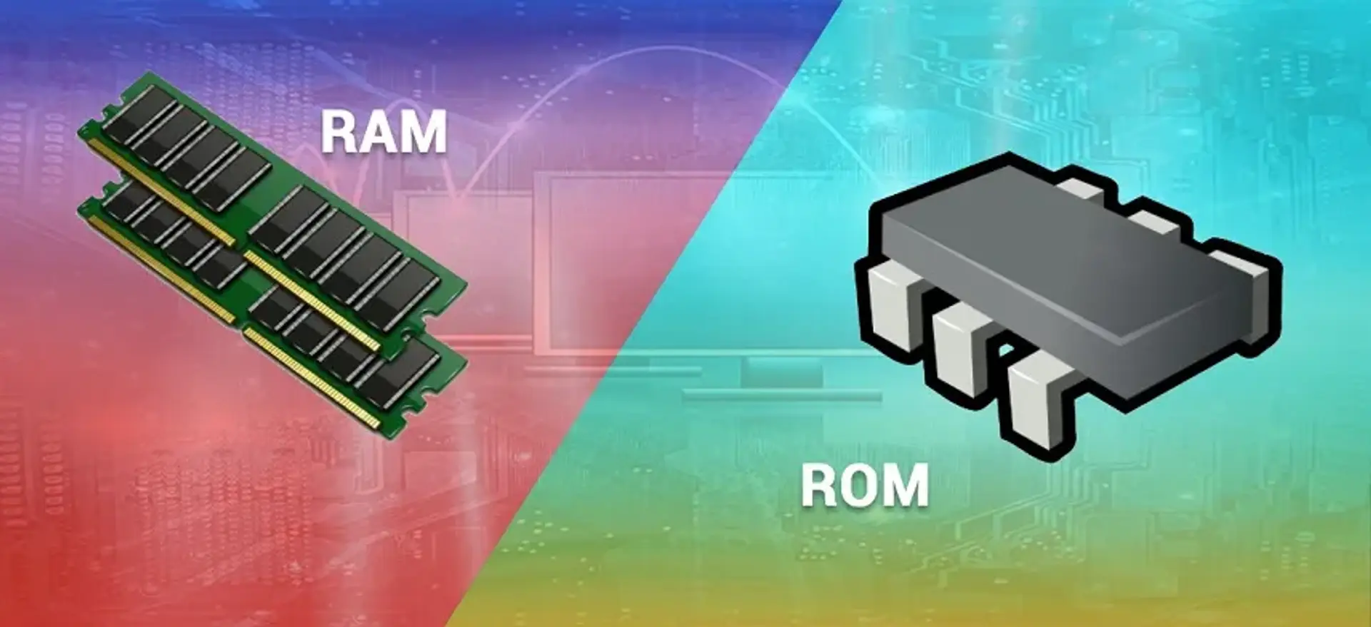 فرق رم و رام در گوشی چیست؟ کاربردهای RAM و ROM در موبایل