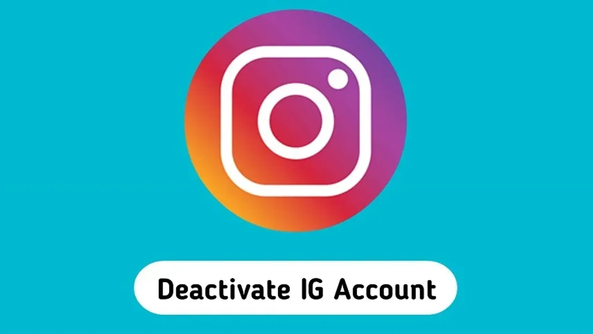 آموزش تصویری دی اکتیو کردن اکانت اینستاگرام