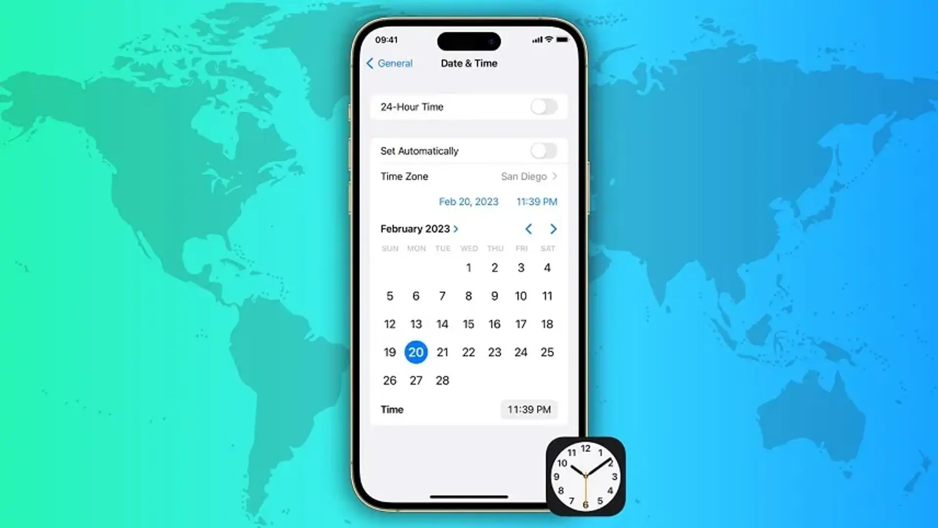 آموزش حل مشکل تغییر ساعت خودکار گوشی و کامپیوتر