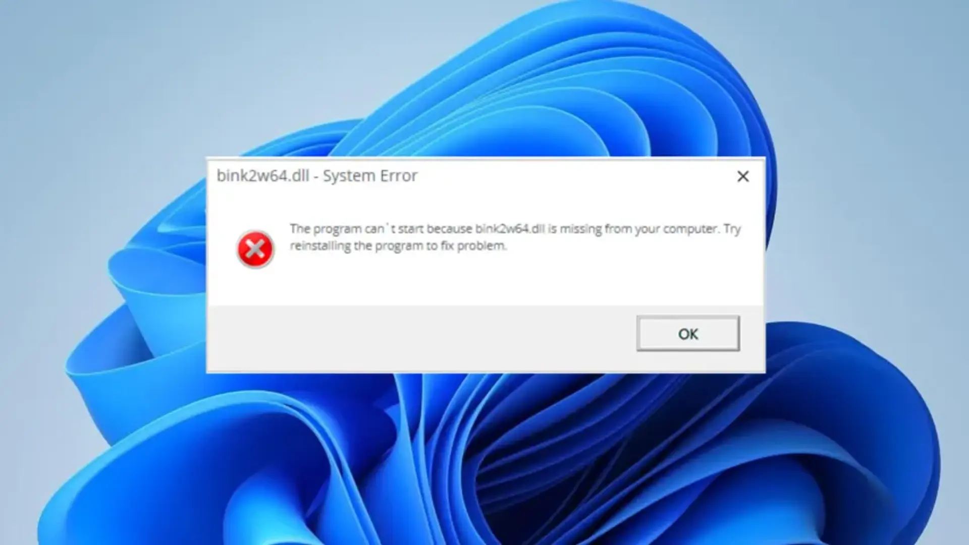 آموزش حل ارور bink2w64.dll ؛ دلایل و راه حل‌ها
