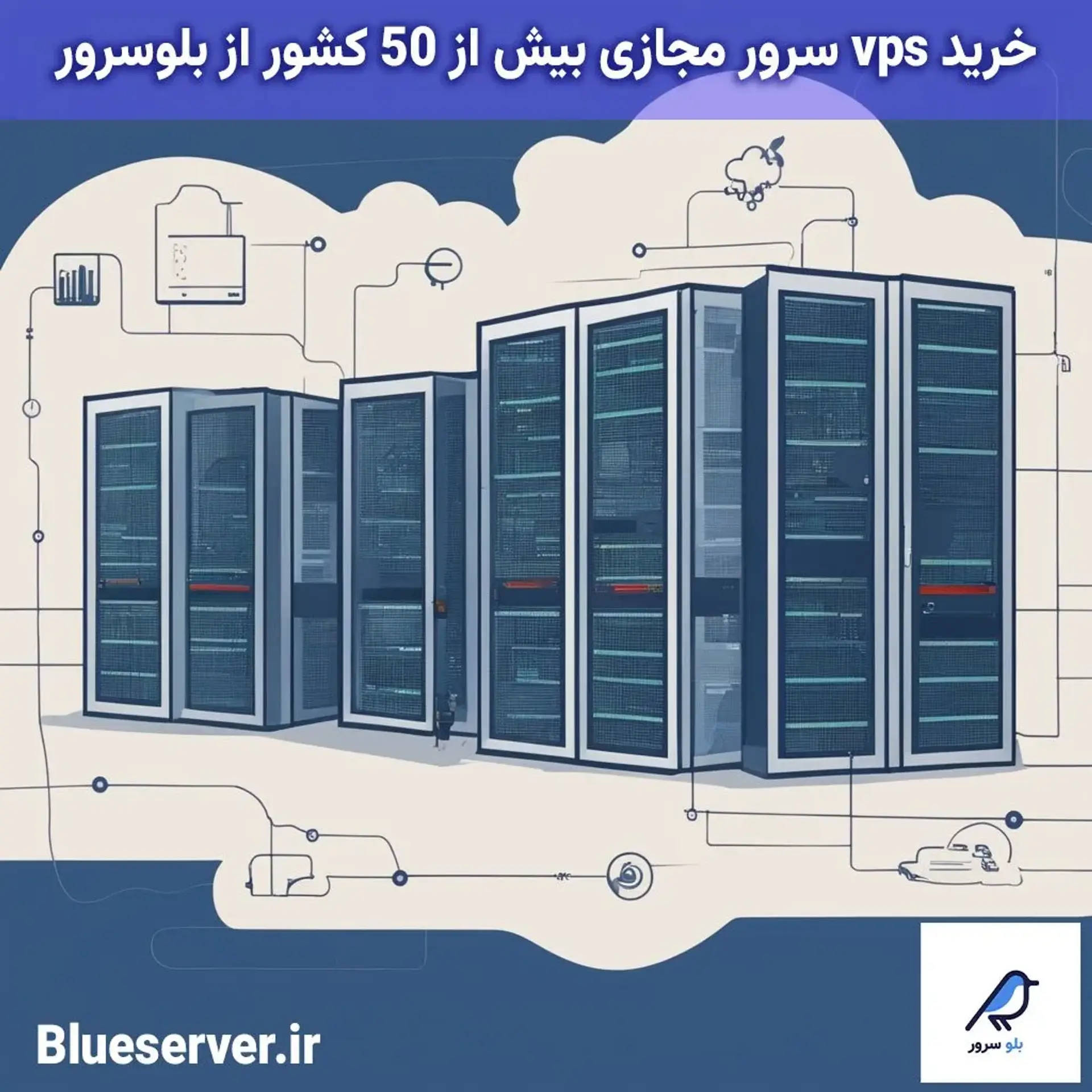 خرید سرور مجازی vps بیش از 50 کشور و دیتاسنتر از بلوسرور