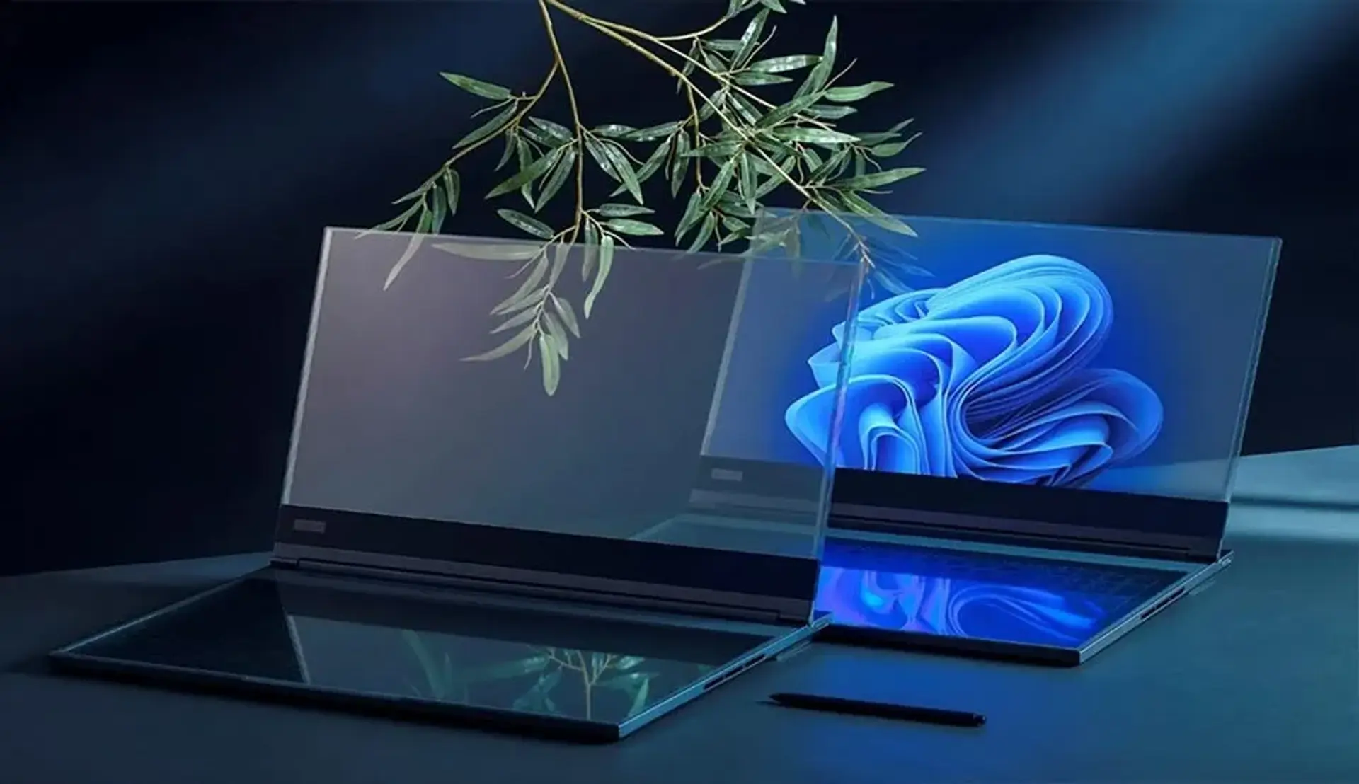 بررسی اولین لپتاپ شفاف لنوو در نمایشگاه MWC 2024 + تصاویر