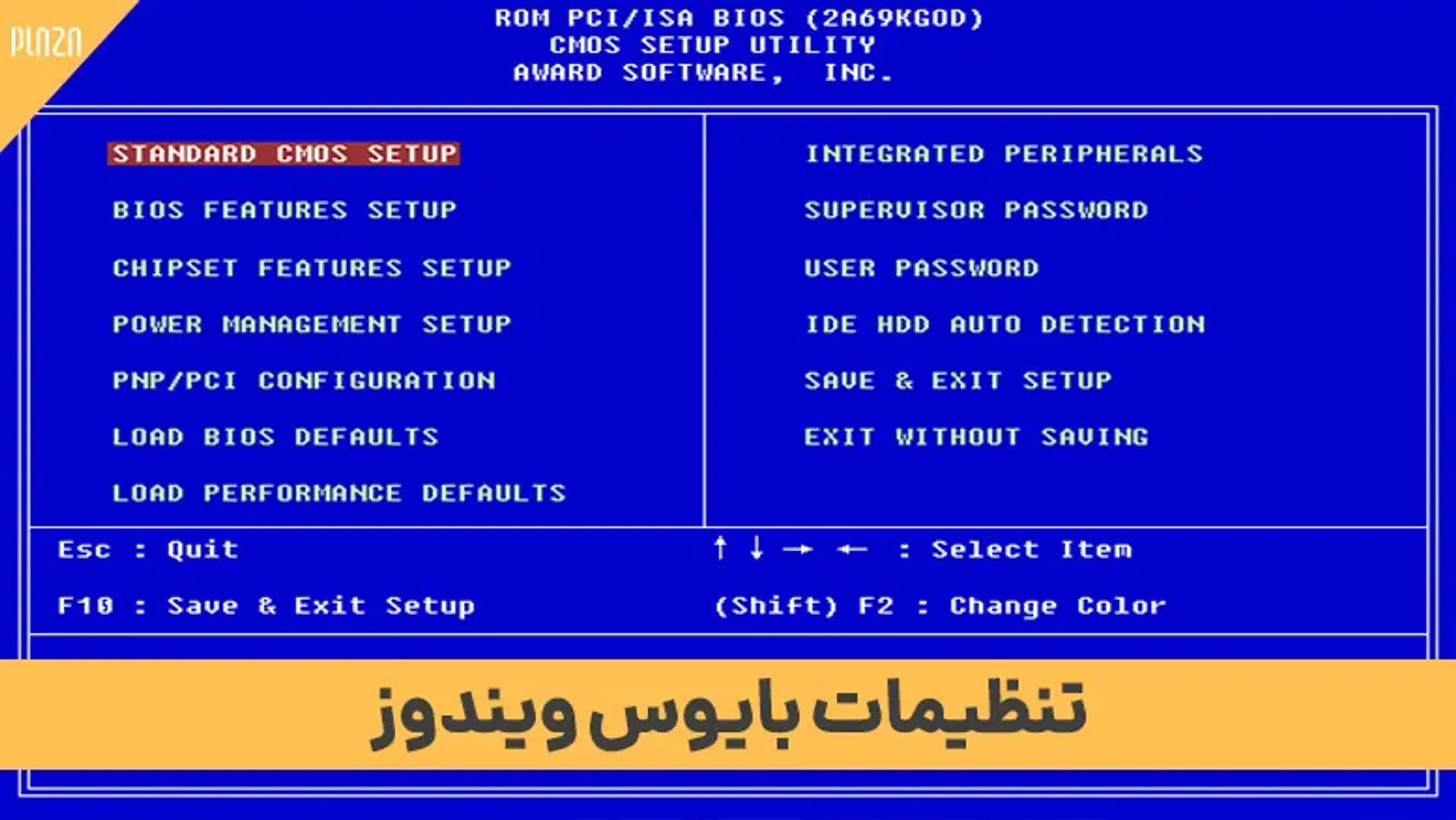 راهنمای جامع تنظیمات بایوس (BIOS) ویندوز