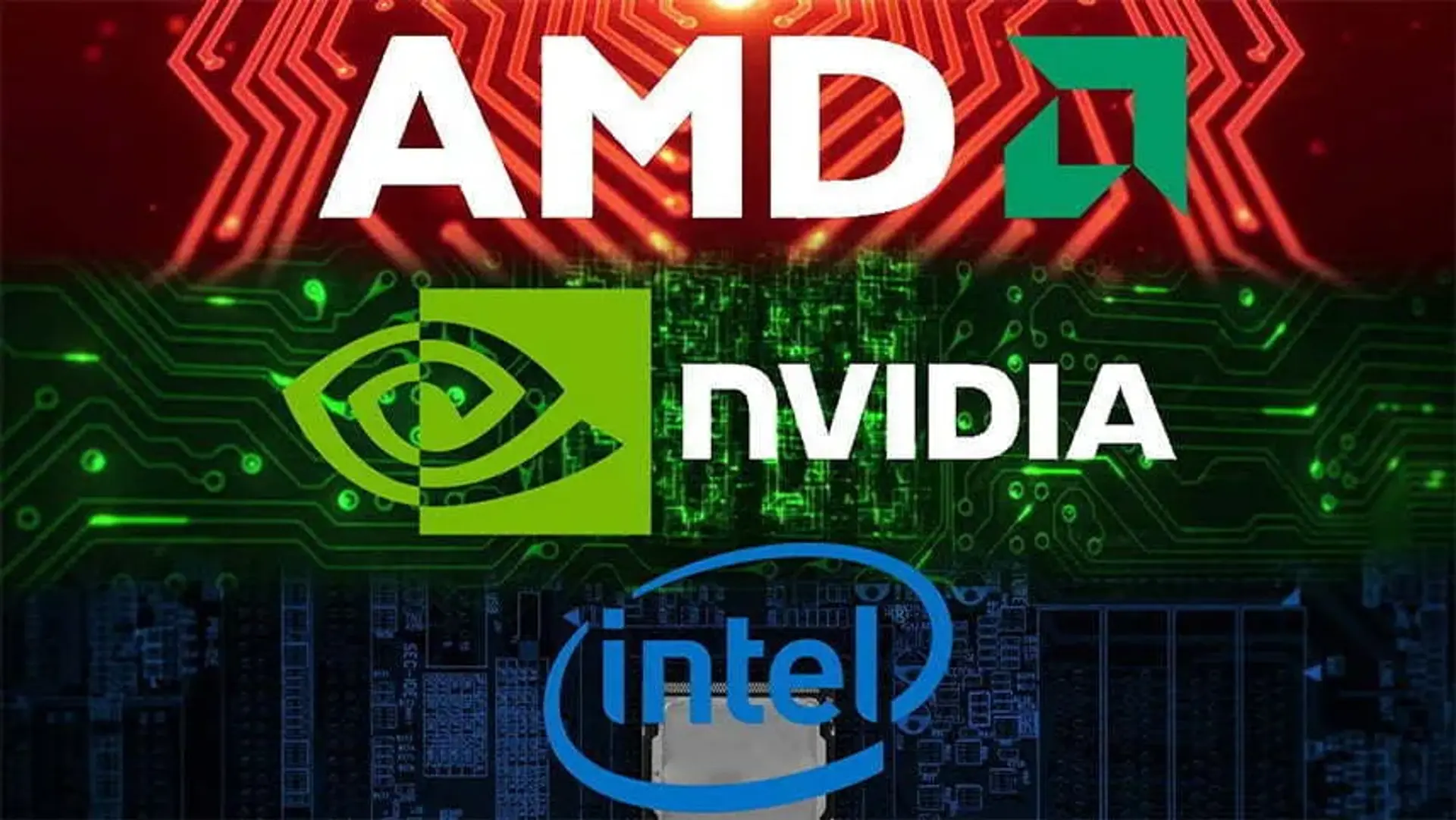 مقایسه پردازنده های گرافیکی Intel و Nvidia با AMD