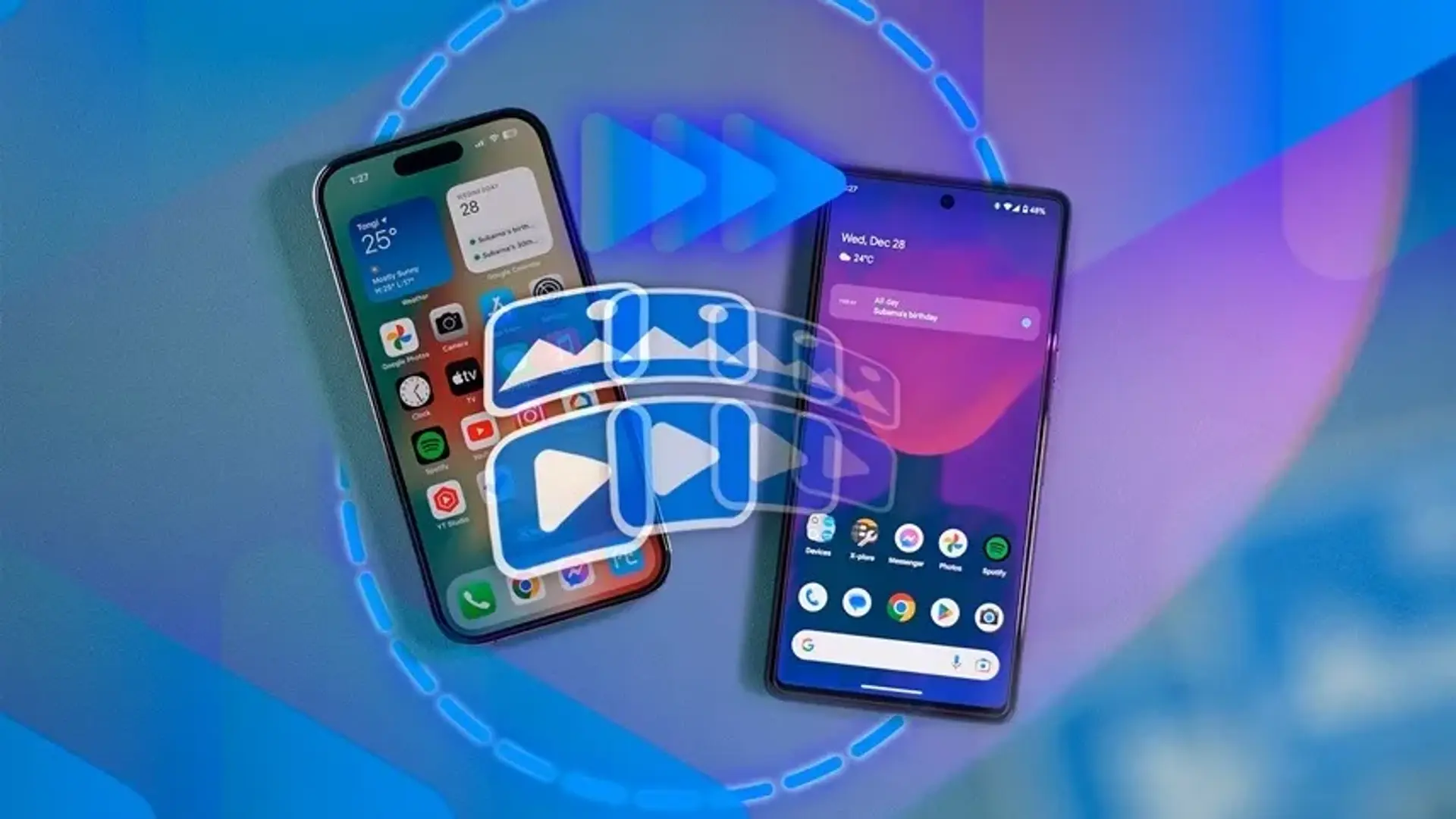 آموزش انتقال فایل و عکس از آیفون به اندروید با ۶ روش