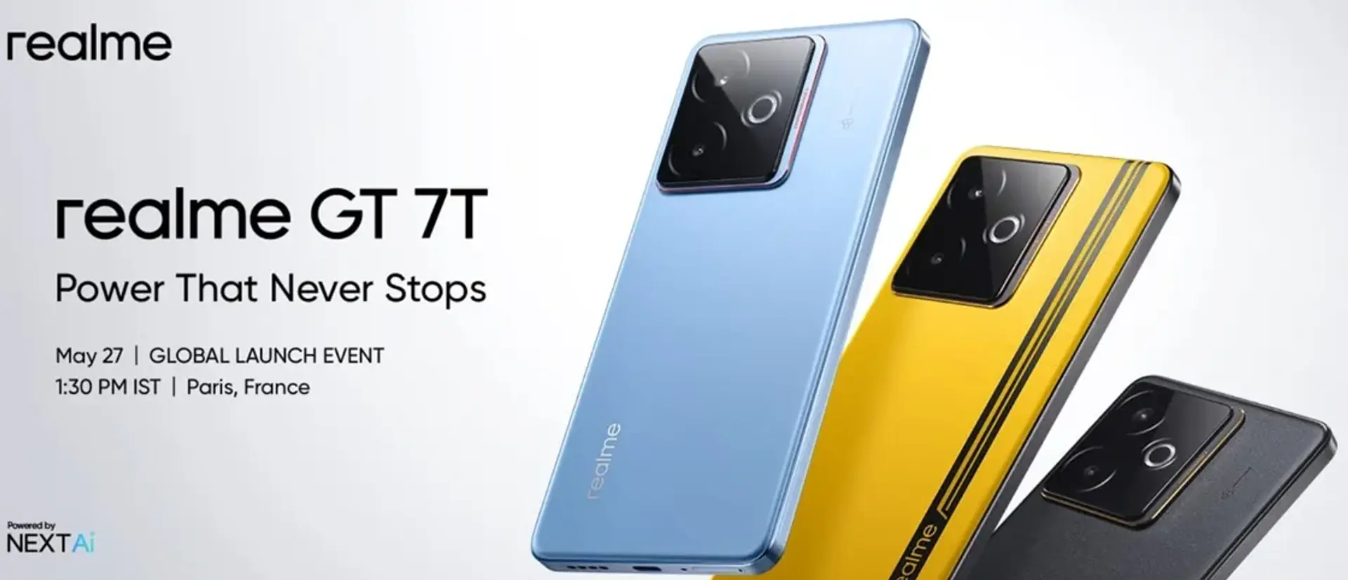 رندرهای جدید Realme GT 7T در تمام رنگ‌ها فاش شد