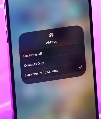مشکل استفاده از AirDrop برای فایل های بزرگ چیست