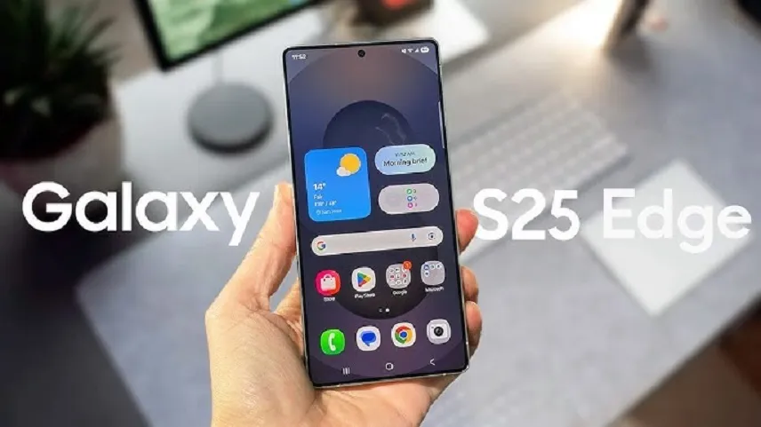 نمایشگر گوشی Galaxy S25 Edge