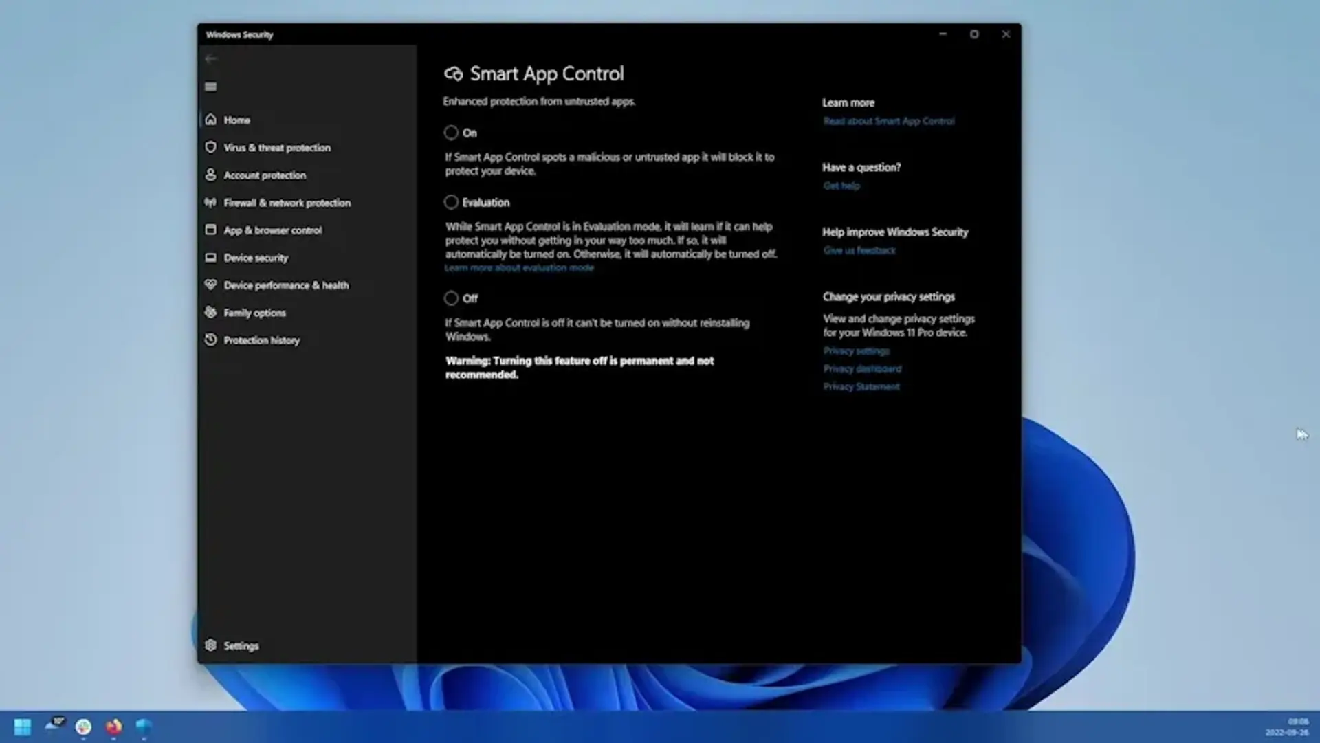 نصب تمیز ویندوز ۱۱ با Smart App Control سرعت را بالا می‌برد