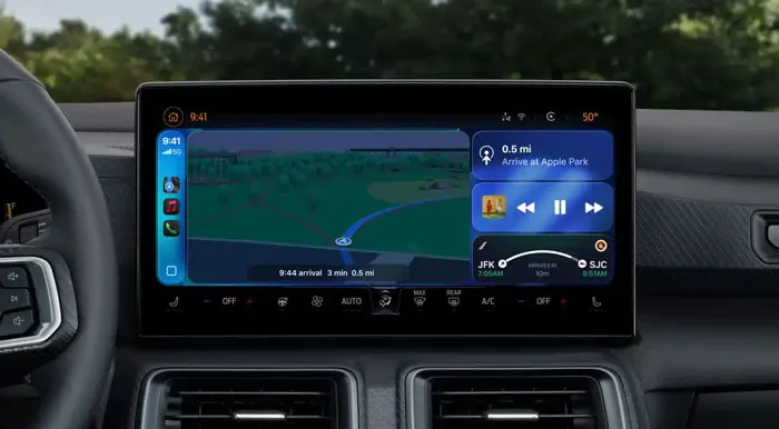 مقایسه iOS 26 و iOS 18 در مورد CarPlay
