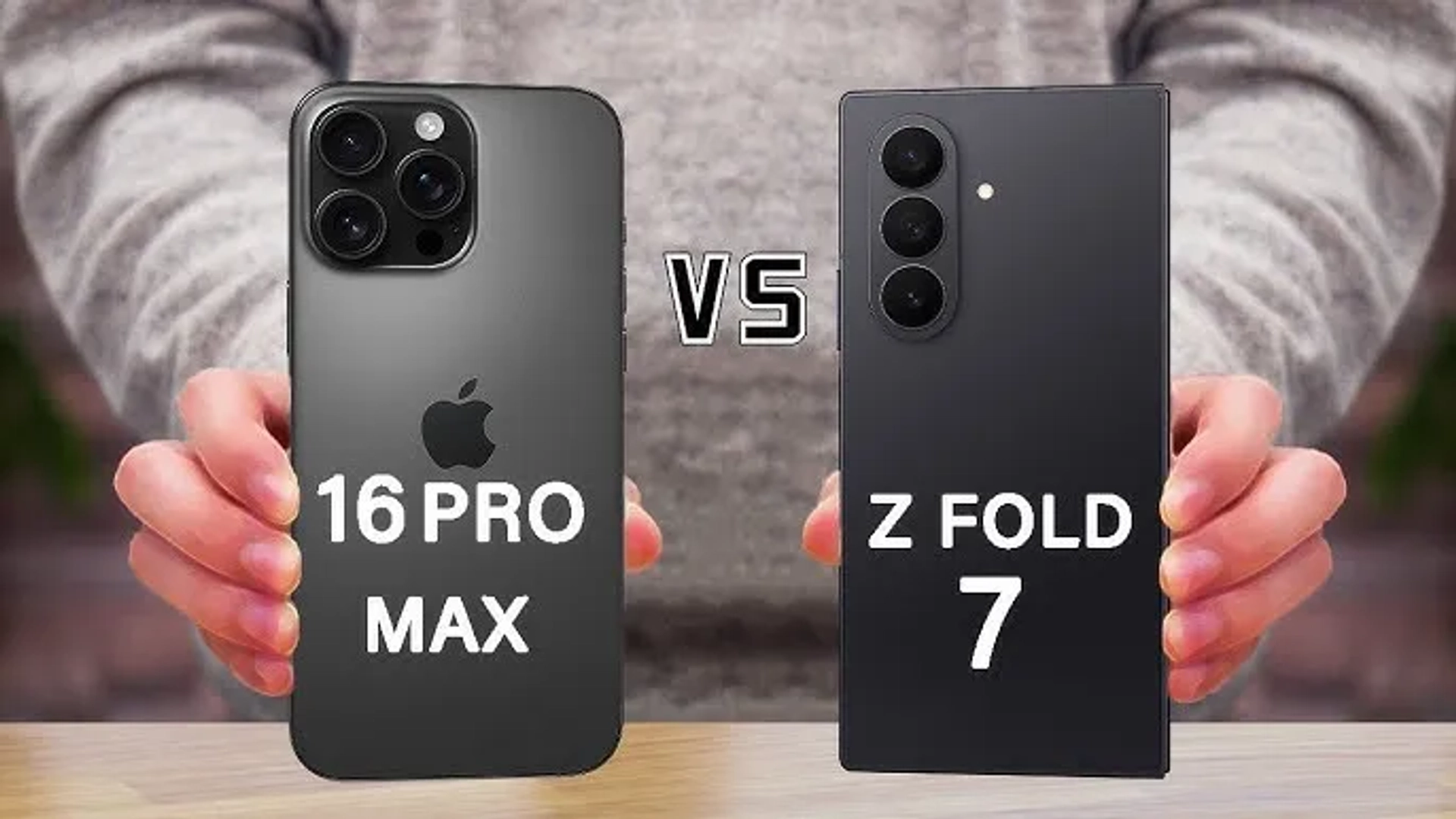 نبرد آینده با قدرت کلاسیک! Galaxy Z Fold 7 vs iPhone 16 Pro Max – کدوم برتره؟