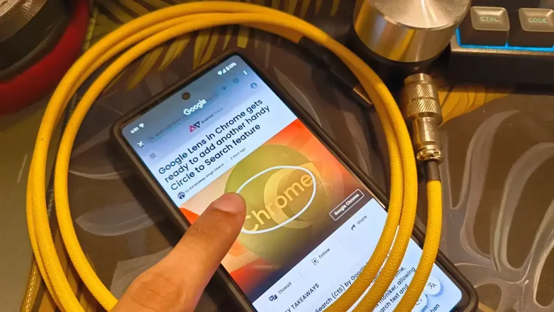 ارتقای بزرگ قابلیت ترجمه در Circle to Search گوگل با ویژگی Live Translate
