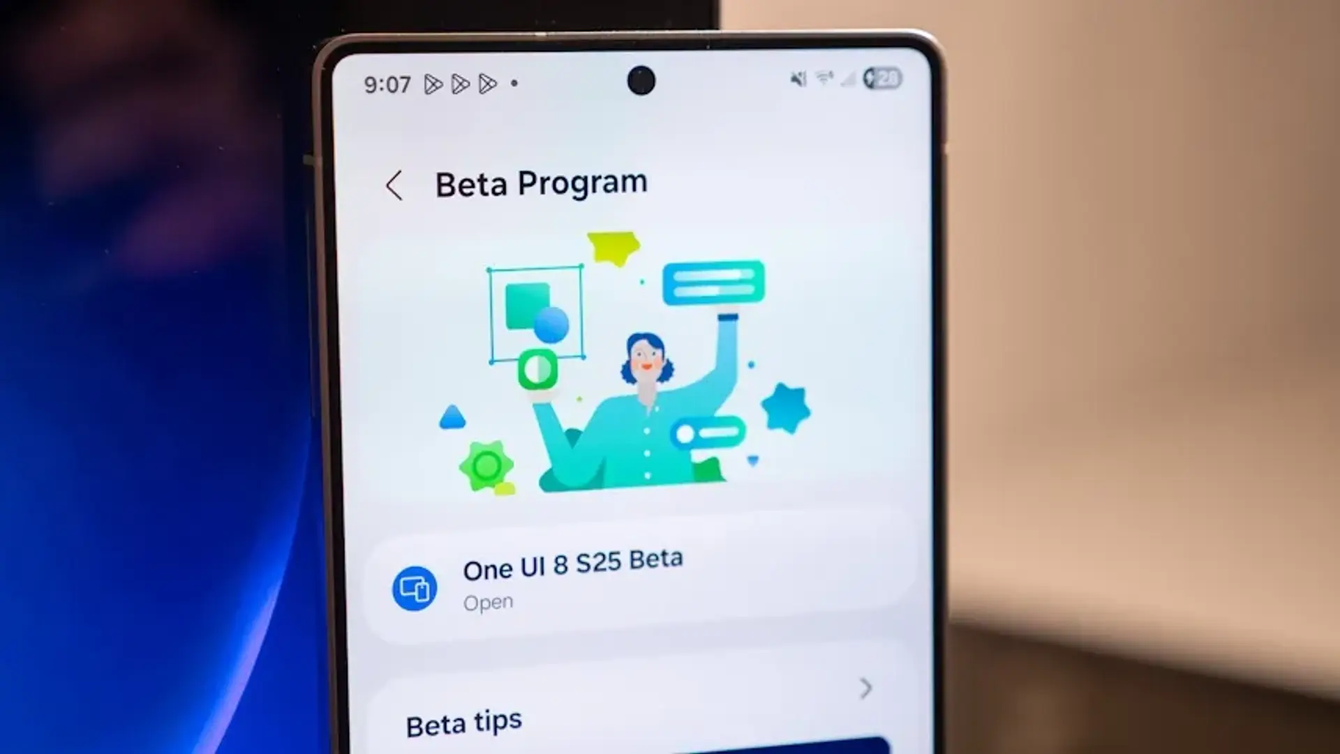 رونمایی از قابلیت Adaptive Clock در بتای پنجم One UI 8 برای گلکسی S25