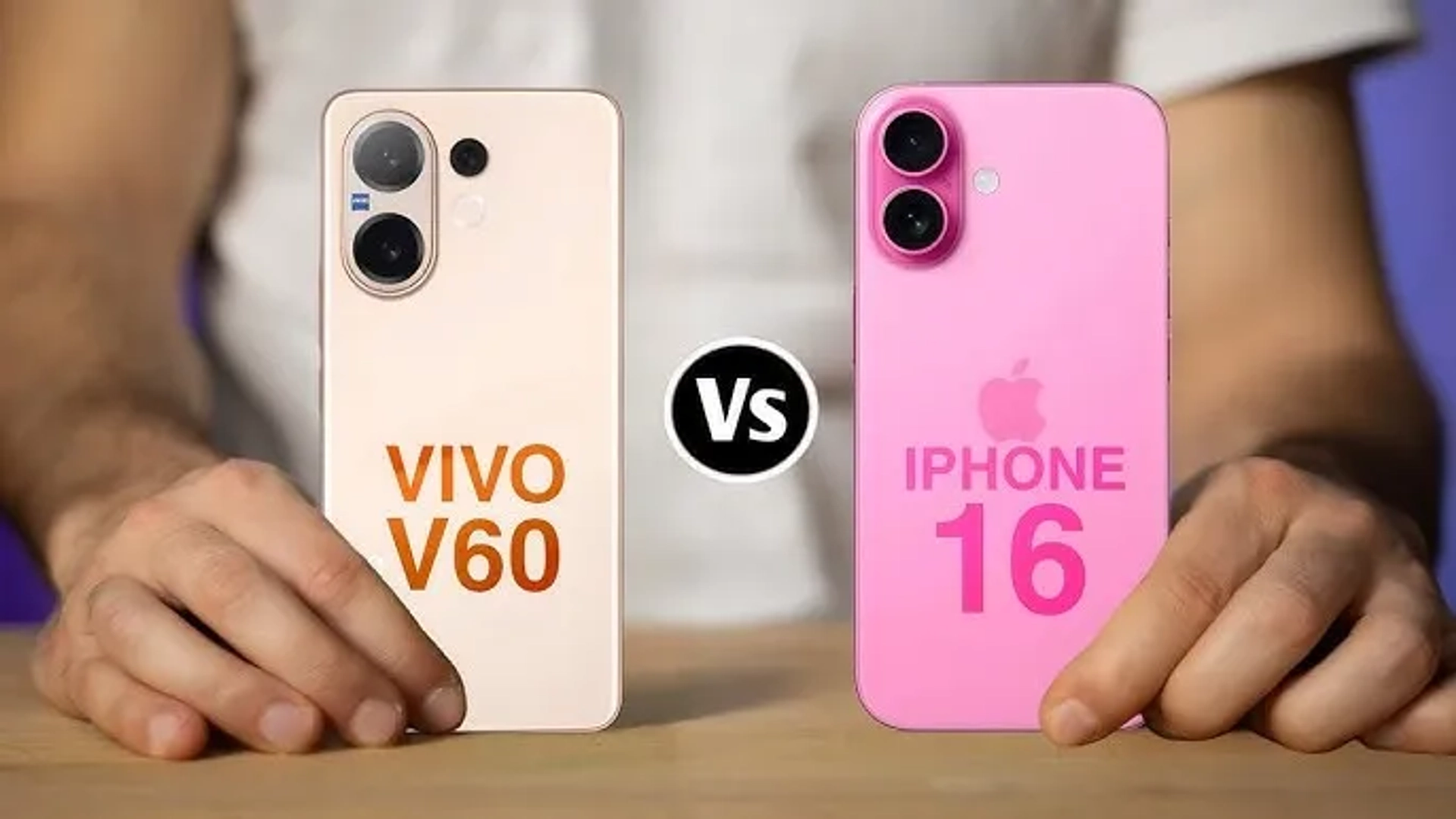 Vivo V60 5G vs iPhone 16 — جدال نفس‌گیر پادشاهان دوربین
