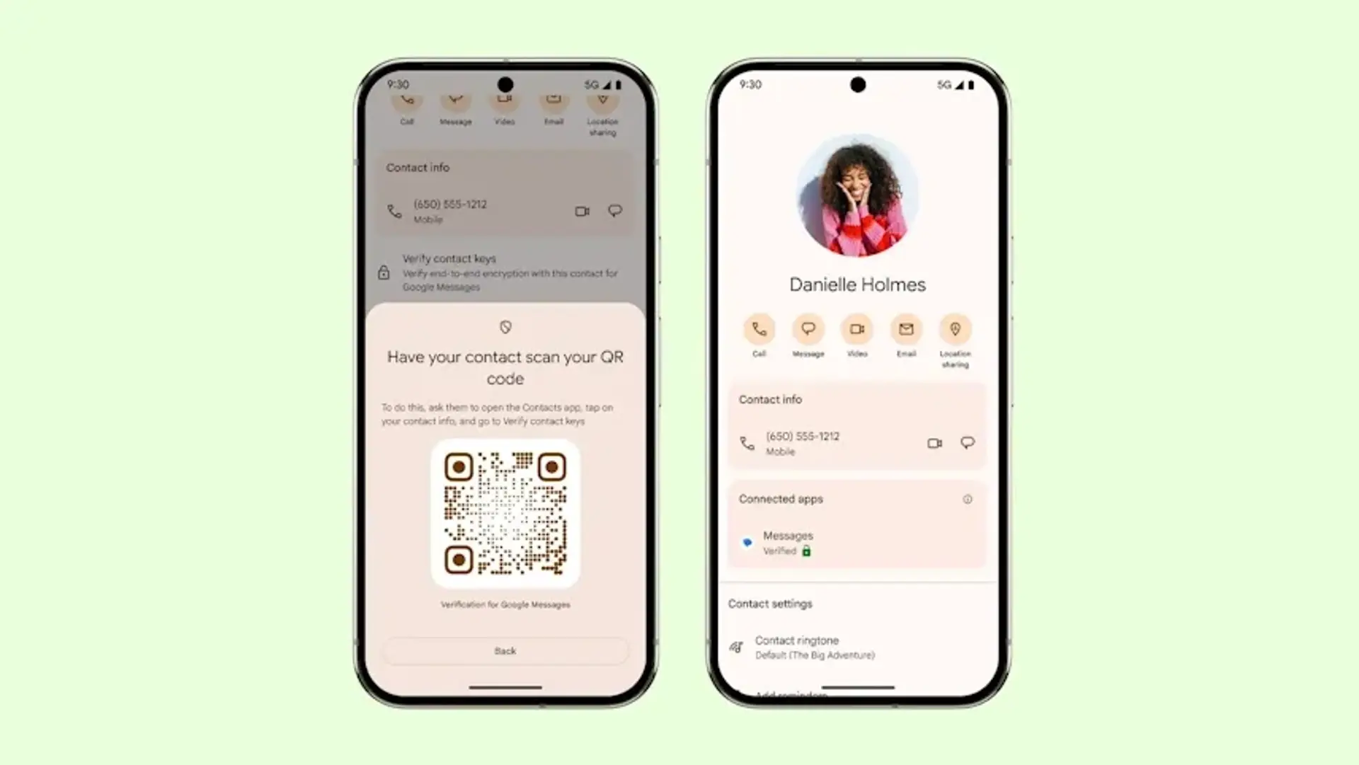نسخه بتای Google Messages قابلیت تایید کلید پیام‌ها با کد QR را فعال کرد