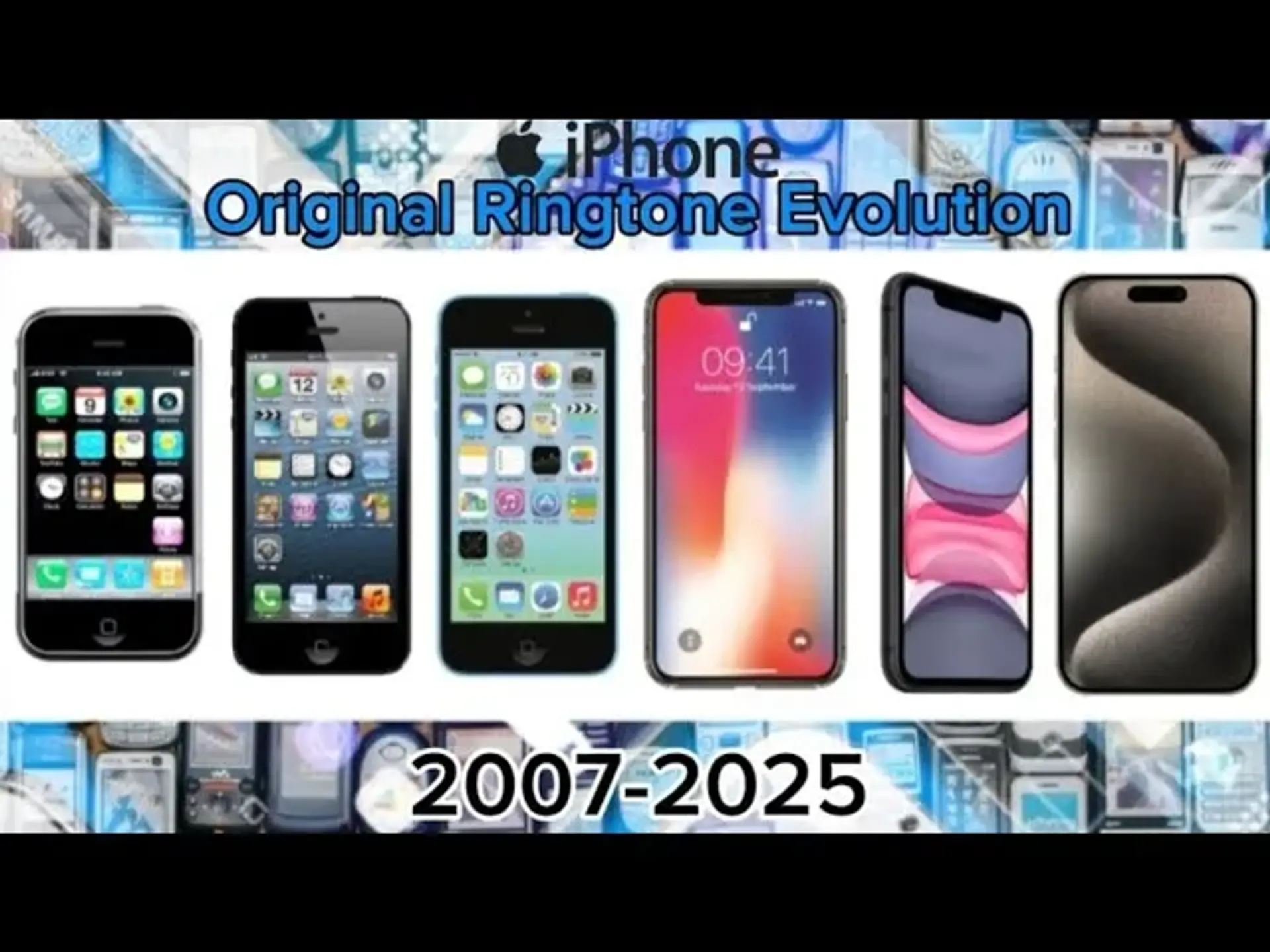 سفر در زمان با زنگ‌های آیفون؛ از ۲۰۰۷ تا امروز!