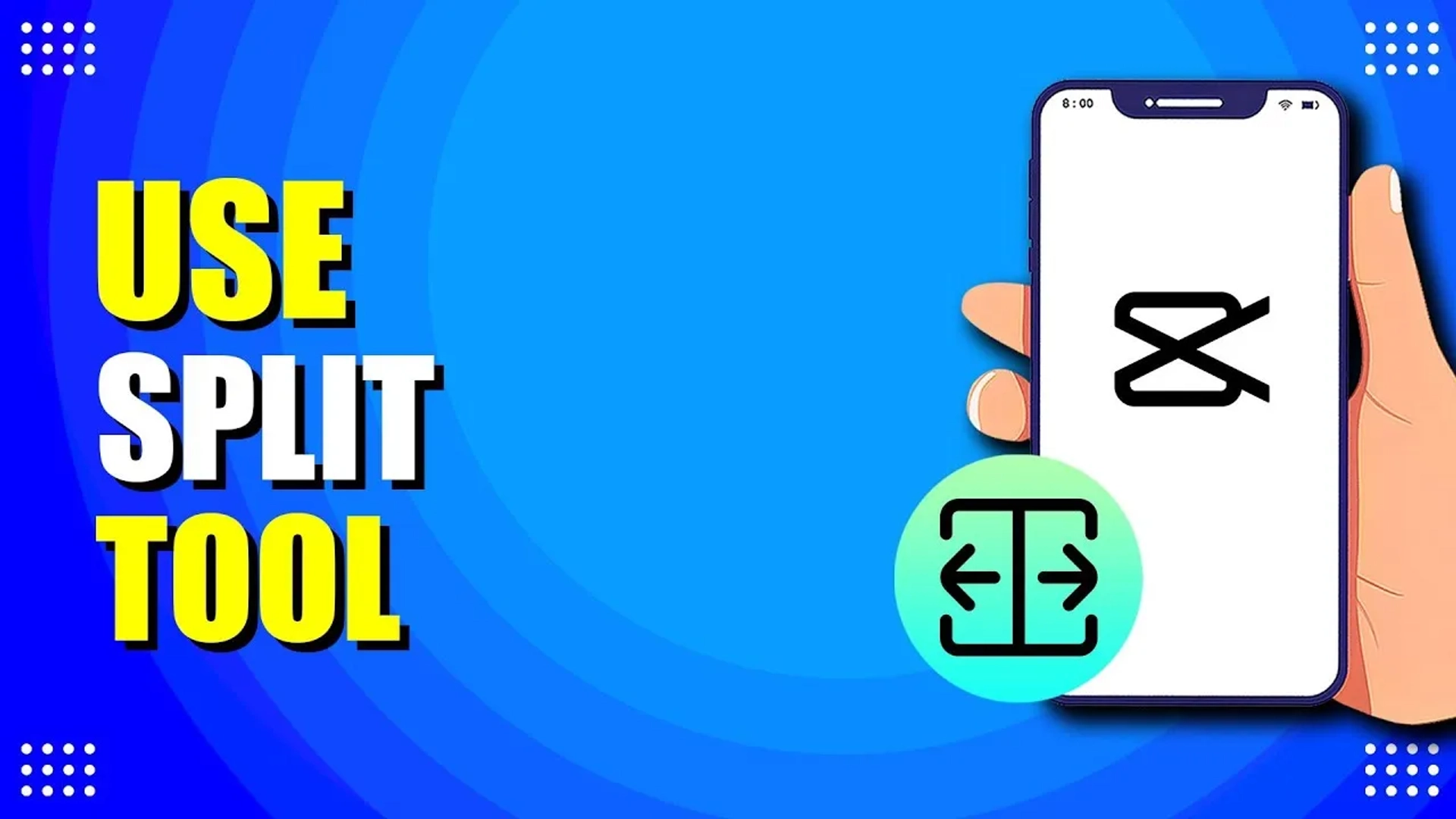 برش حرفه‌ای ویدیو در چند ثانیه با ابزار Split در CapCut!