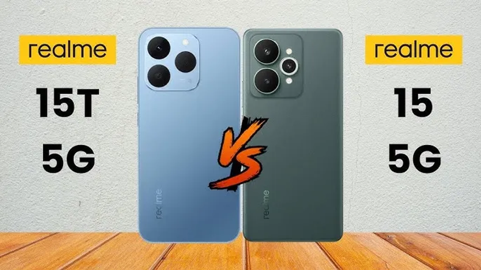 نبرد دوقلوهای پرسرعت: realme 15 5G در برابر realme 15T 5G