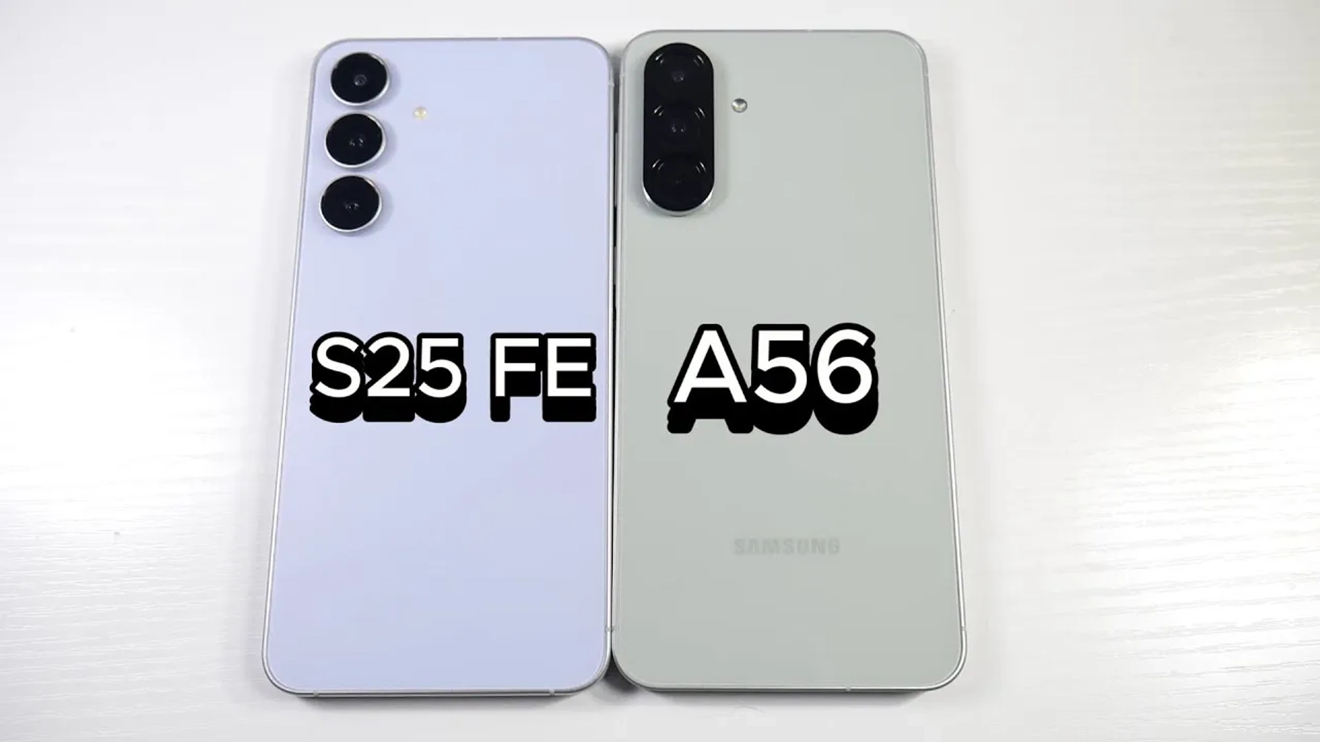 جدال سرعت سامسونگ: S25 FE در برابر A56