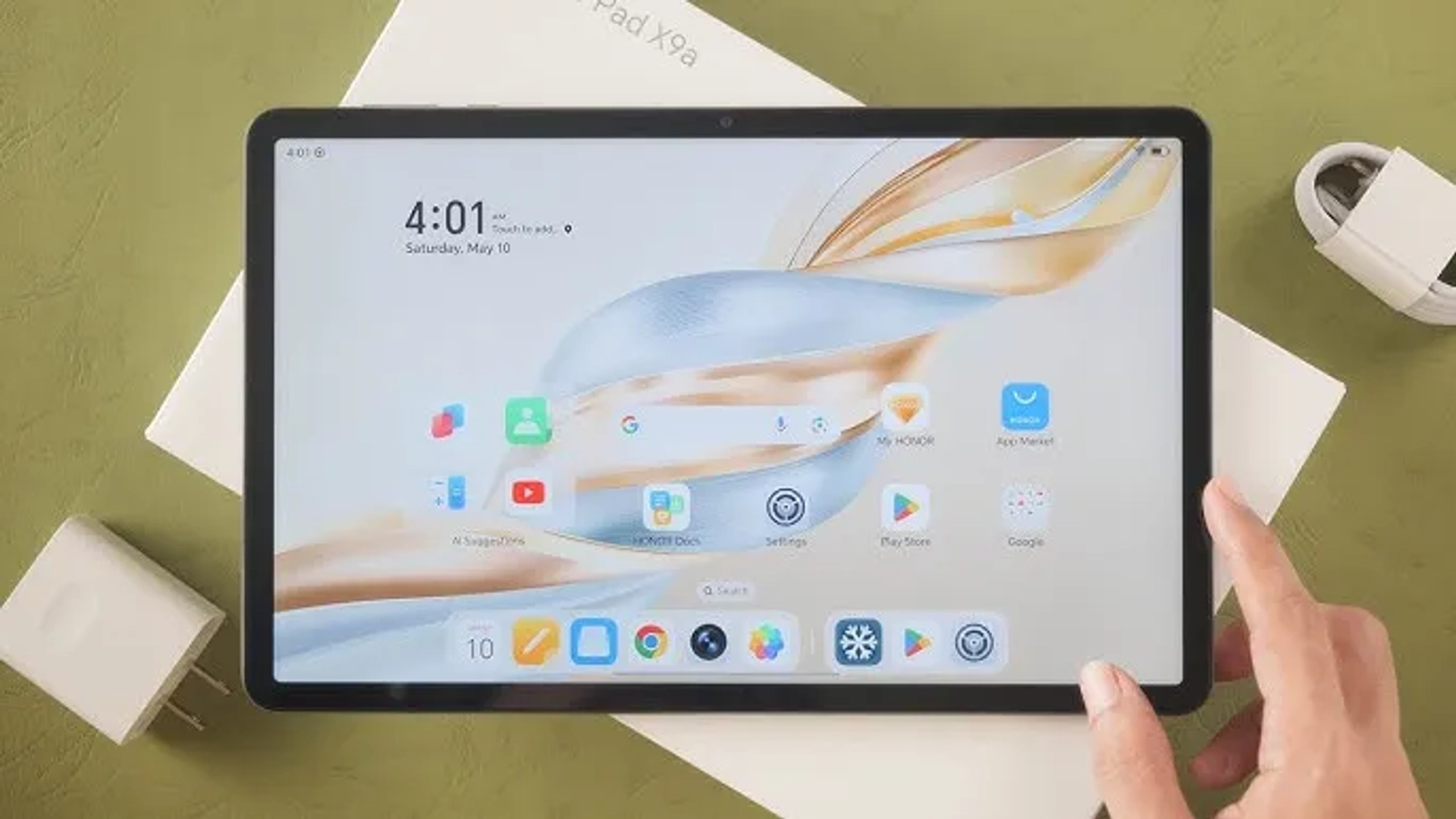 جعبه‌گشایی تبلت شگفت‌انگیز Honor Pad X9a