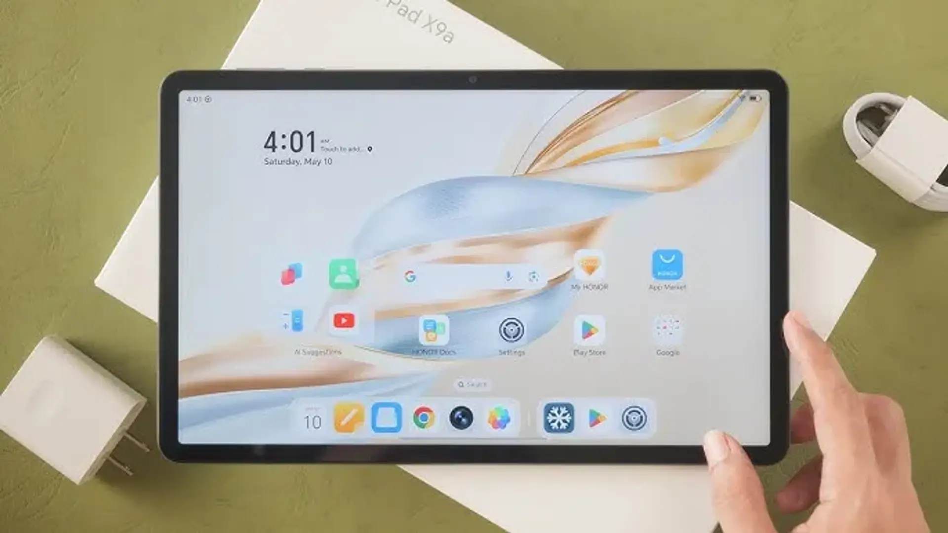 جعبه‌گشایی تبلت شگفت‌انگیز Honor Pad X9a