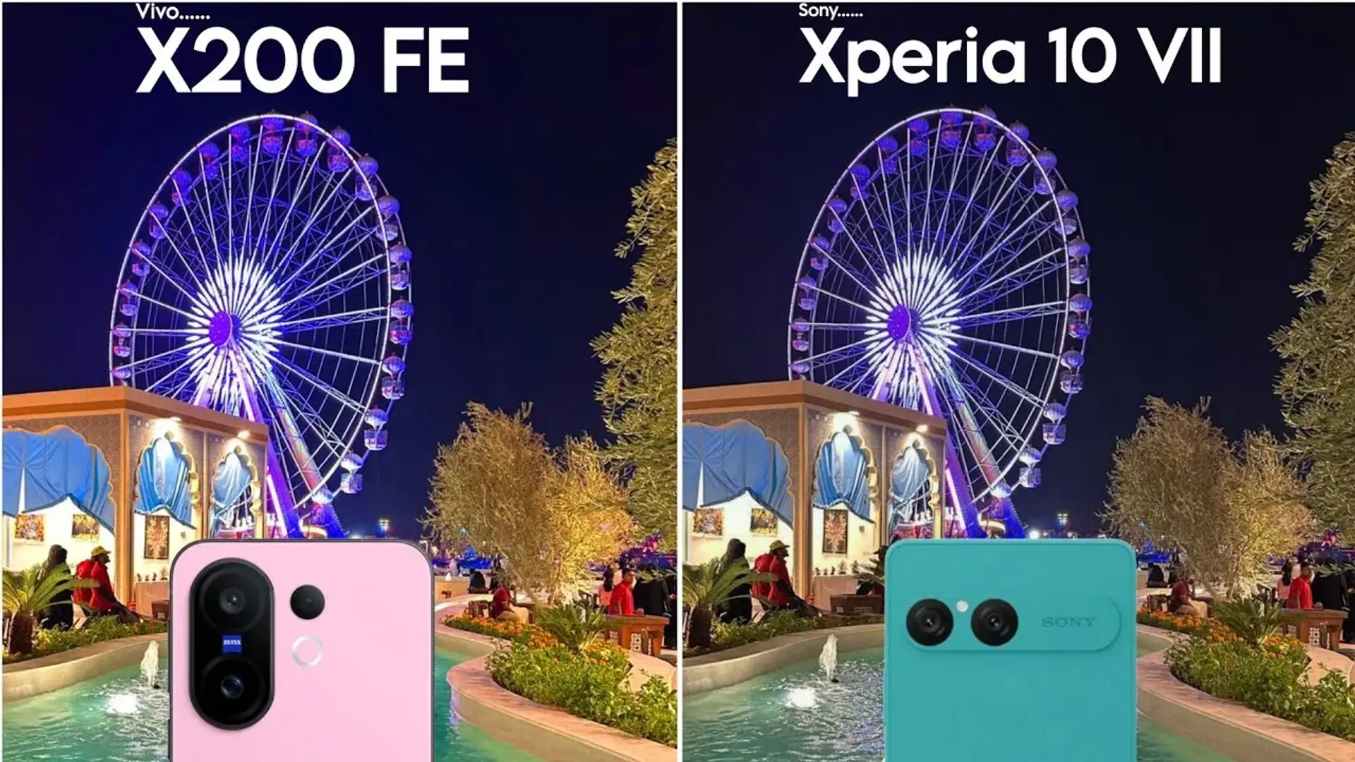 جدال لنزها: Vivo X200 FE در برابر Sony Xperia 10 VII