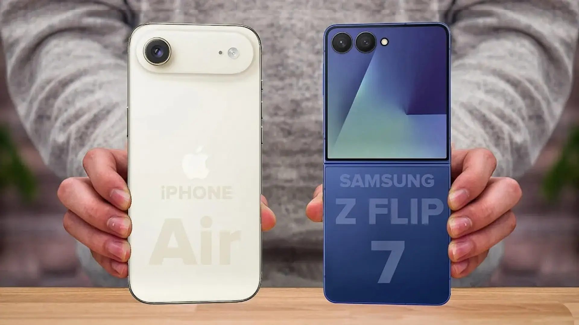 بهترینِ بدترین‌ها: iPhone Air در برابر Samsung Z Flip 7