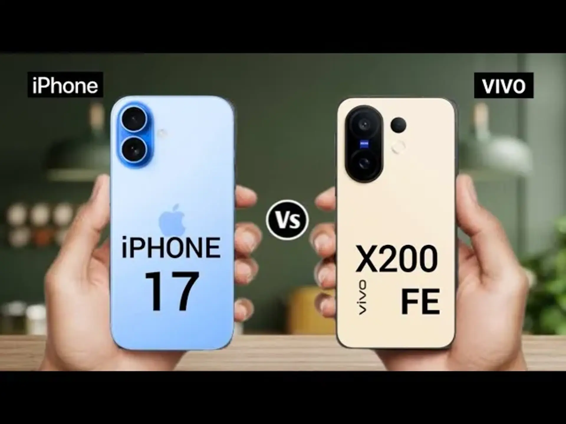 مقایسه کامل: iPhone 17 در برابر Vivo X200 FE؛ جدال غول‌ها