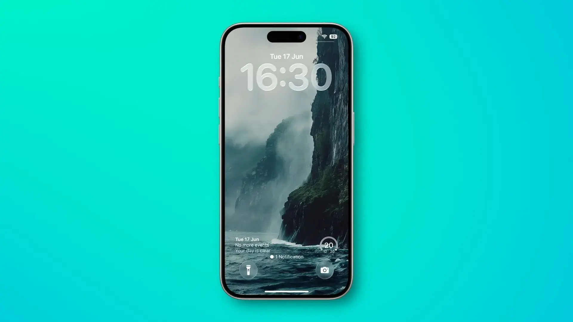 نحوه فعال‌سازی ساعت Liquid Glass در آیفون و iOS 26