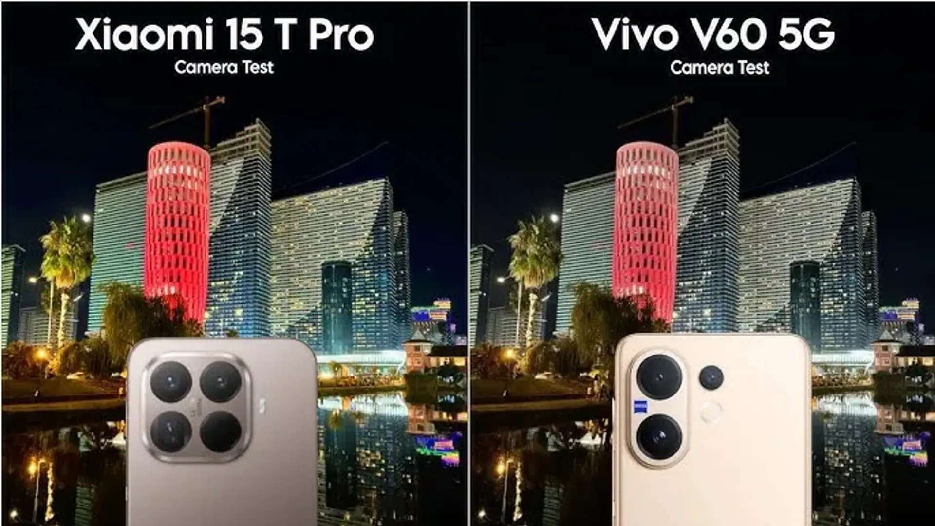 نبرد لنزها: Xiaomi 15T Pro در برابر Vivo V60 5G