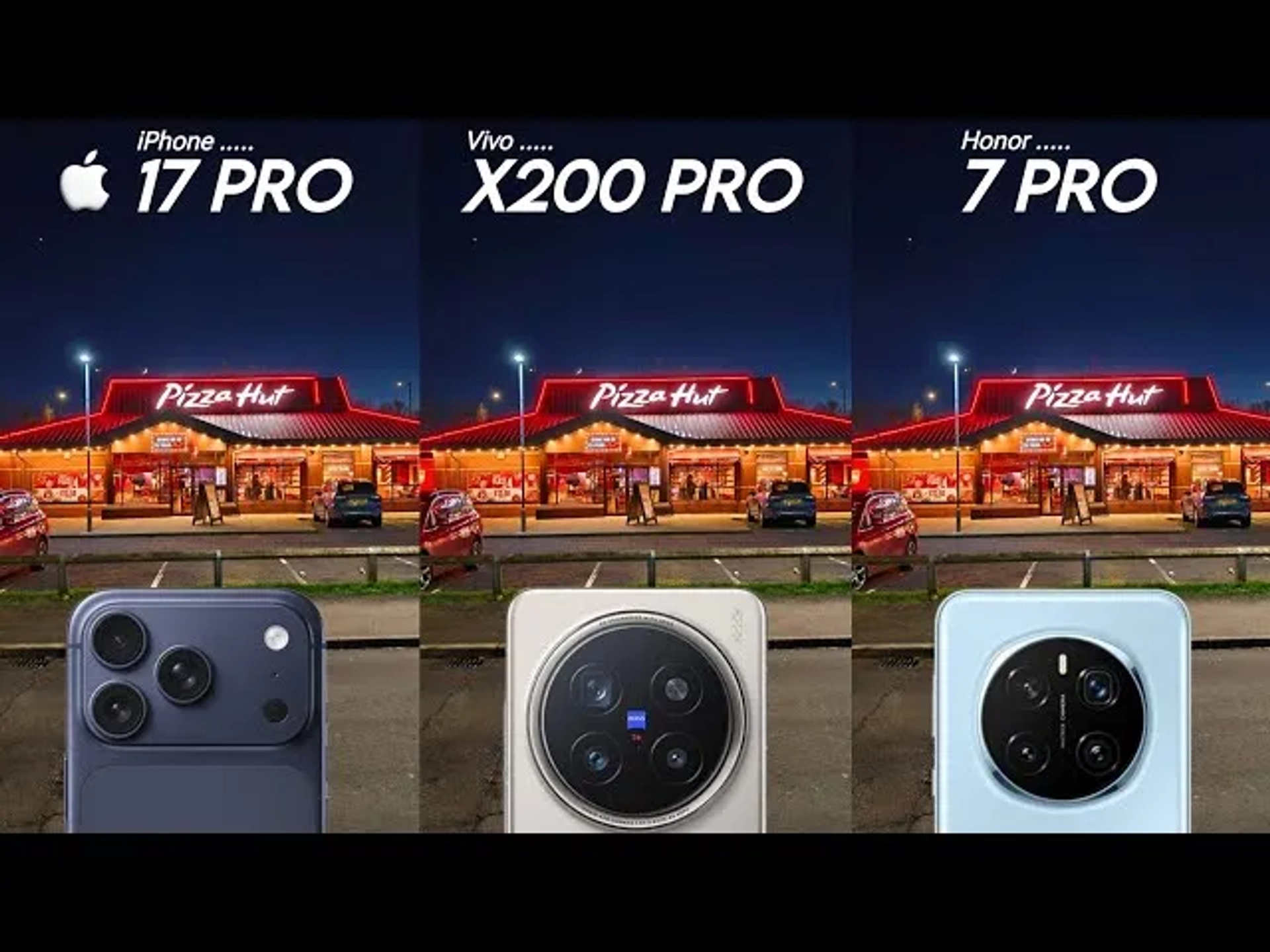 نبرد دوربین‌های حرفه‌ای: Xiaomi 17 Pro، Honor Magic 7 Pro و Vivo X200 Pro