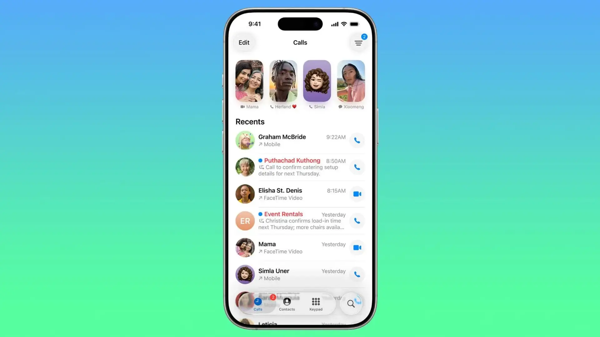 آموزش استفاده از ویژگی یادآور تماس‌های از دست‌رفته در iOS 26