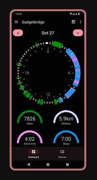 برنامه متن باز Gadgetbridge