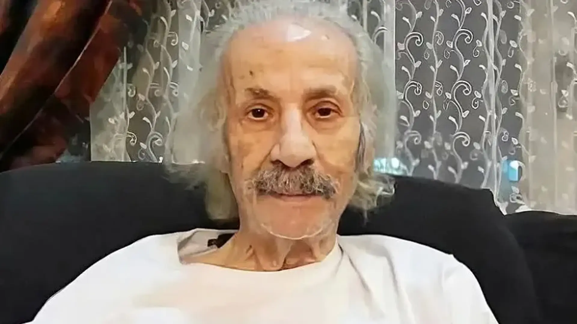 چهره رنجور سعید پیردوست پس از تحمل دوره بیماری