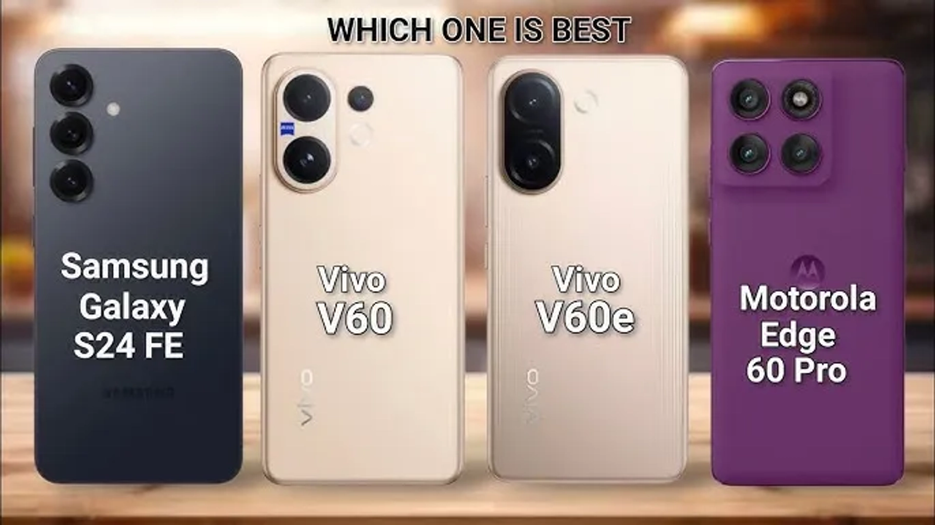 چهار مدعی، یک قهرمان! نبرد S24 FE با ویوو V60، V60e و موتورولا اج ۶۰ پرو!