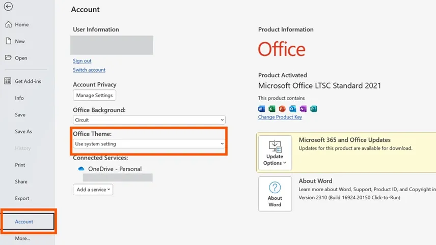 فعال کردن حالت شب پاور پوینت