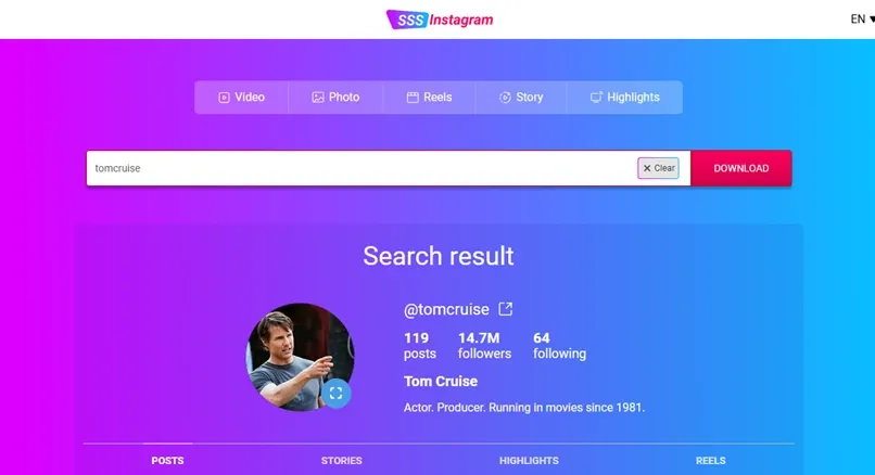 دانلود پروفایل اینستا