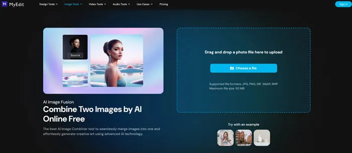 ساخت و ادیت عکس پروفایل با هوش مصنوعی MyEdit