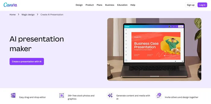 ابزار طراحی با هوش مصنوعی Canva