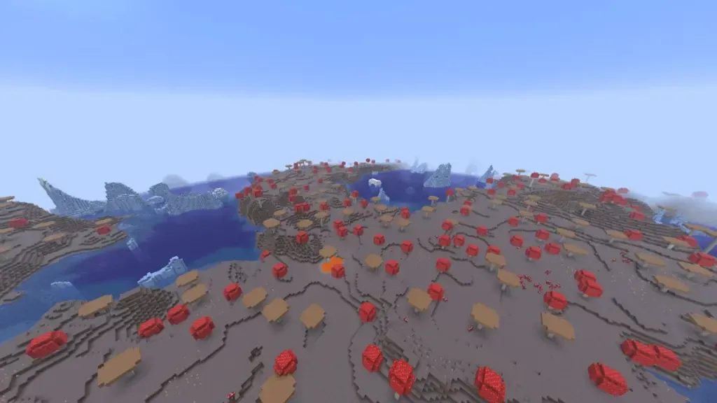 جزیره قارچی یخی (Ice Covered Mushroom Island) -6018321323546593994