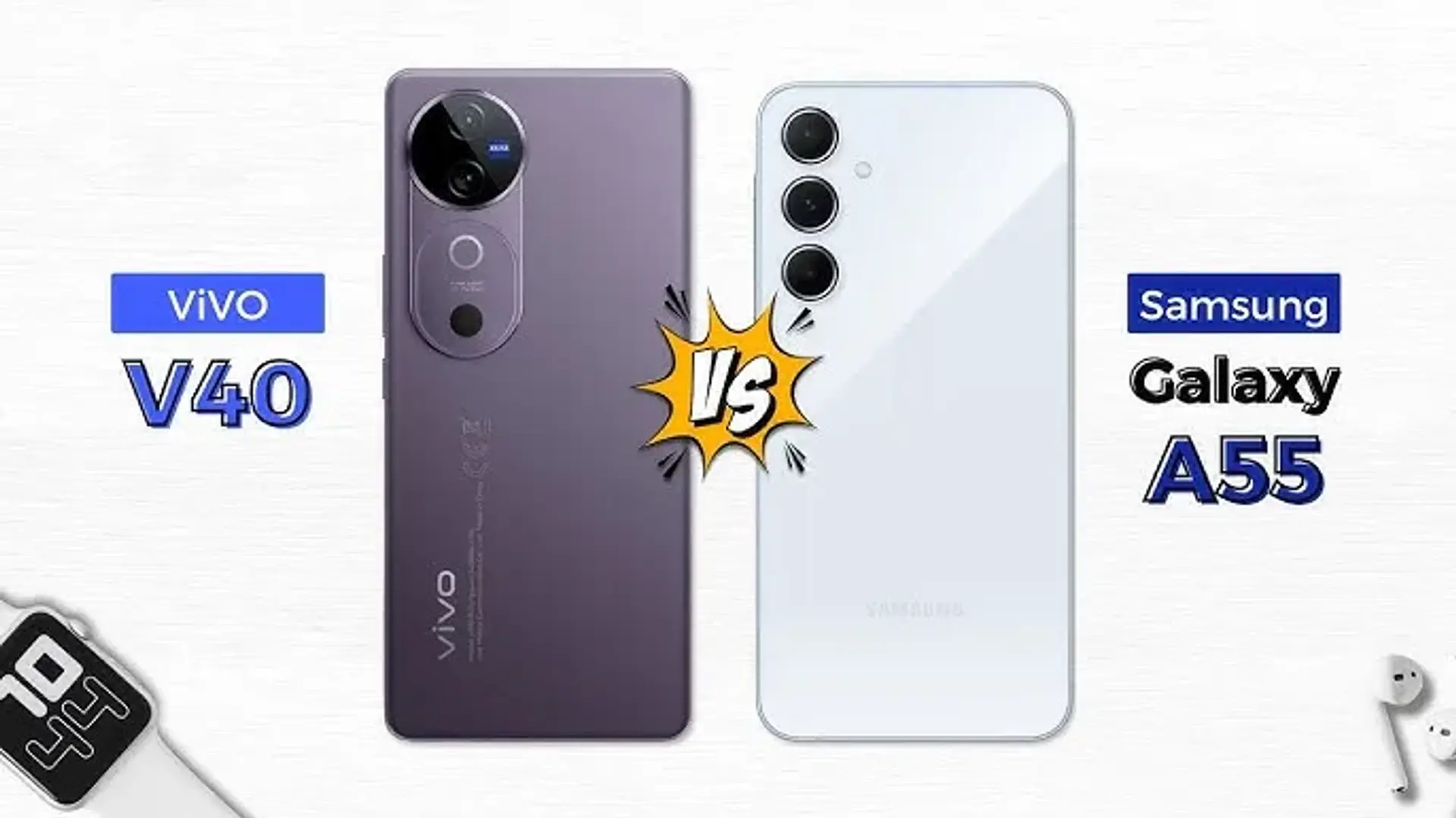 نبرد میان غول‌های میان‌رده؛ سامسونگ A55 در مقابل ویوو V40!