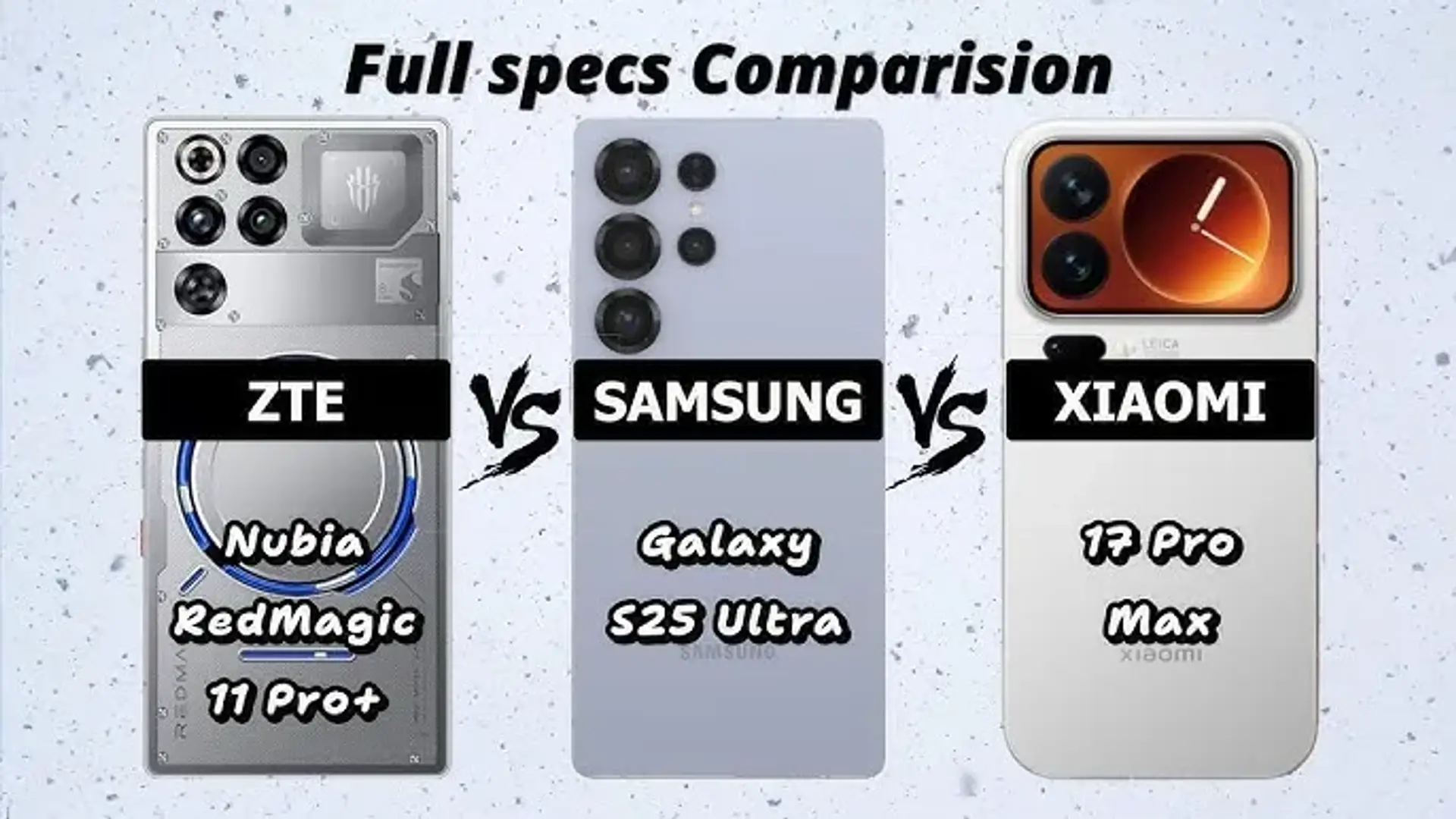 نبرد افسانه‌ای سه غول؛ رد مجیک ۱۱ پرو پلاس، اس۲۵ اولترا و شیائومی ۱۷ پرو مکس!