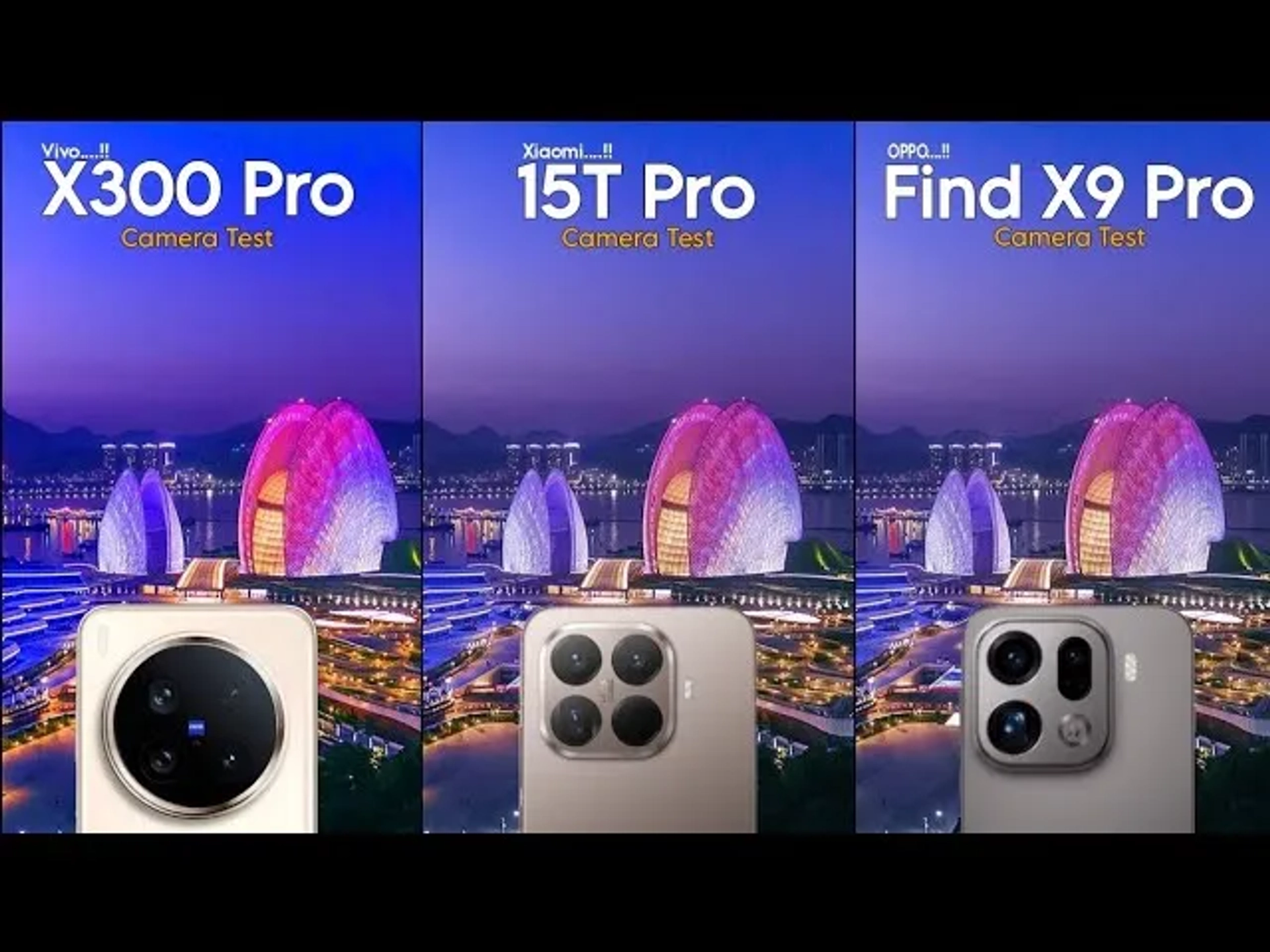 جدال سه چشم هوشمند؛ ویوو X300 پرو در برابر شیائومی 15T پرو و اوپو فایند X9 پرو!