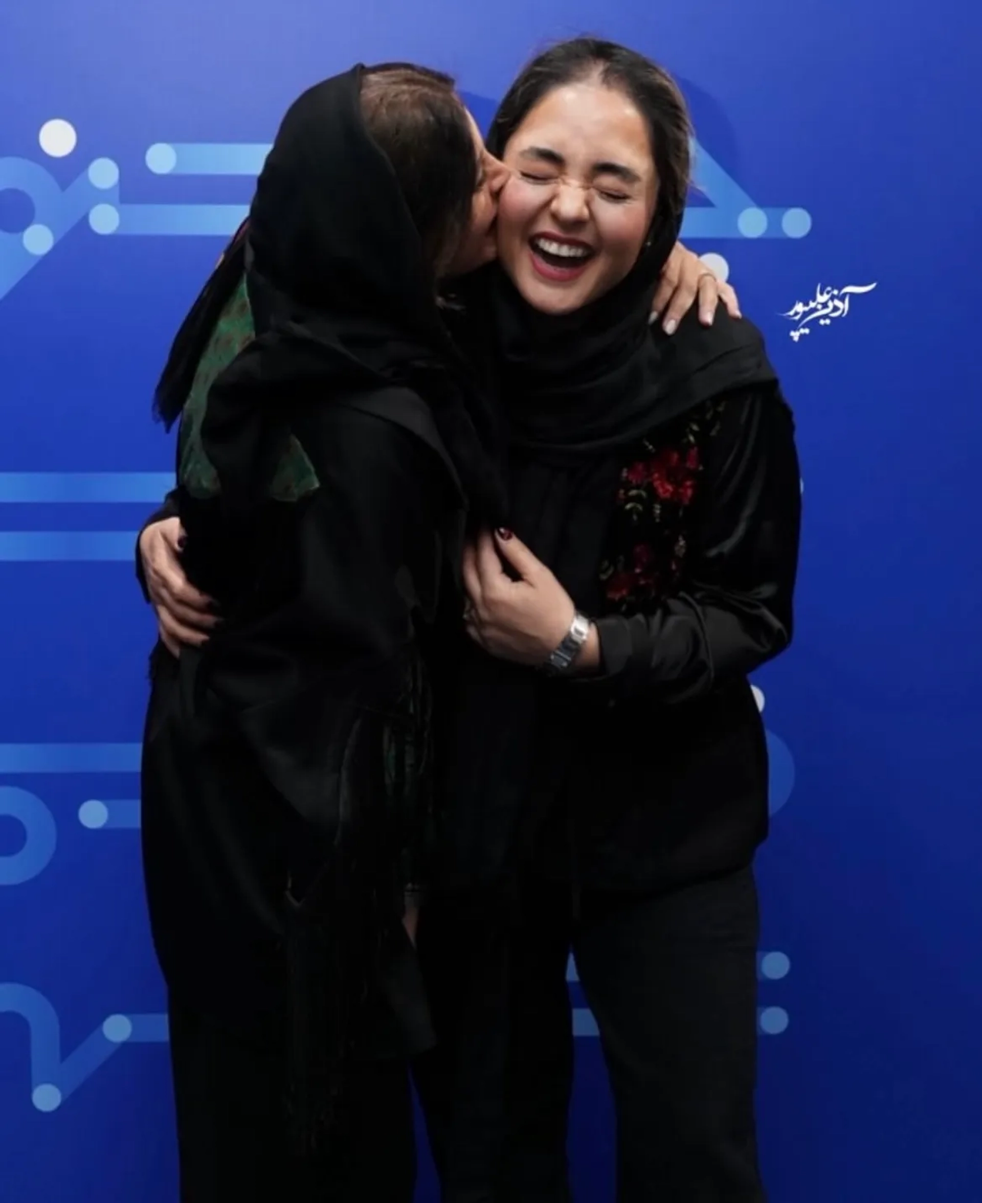 ویدئویی از نرگس محمدی، علی اوجی و فریبا نادری در جشنواره فیلم شهر