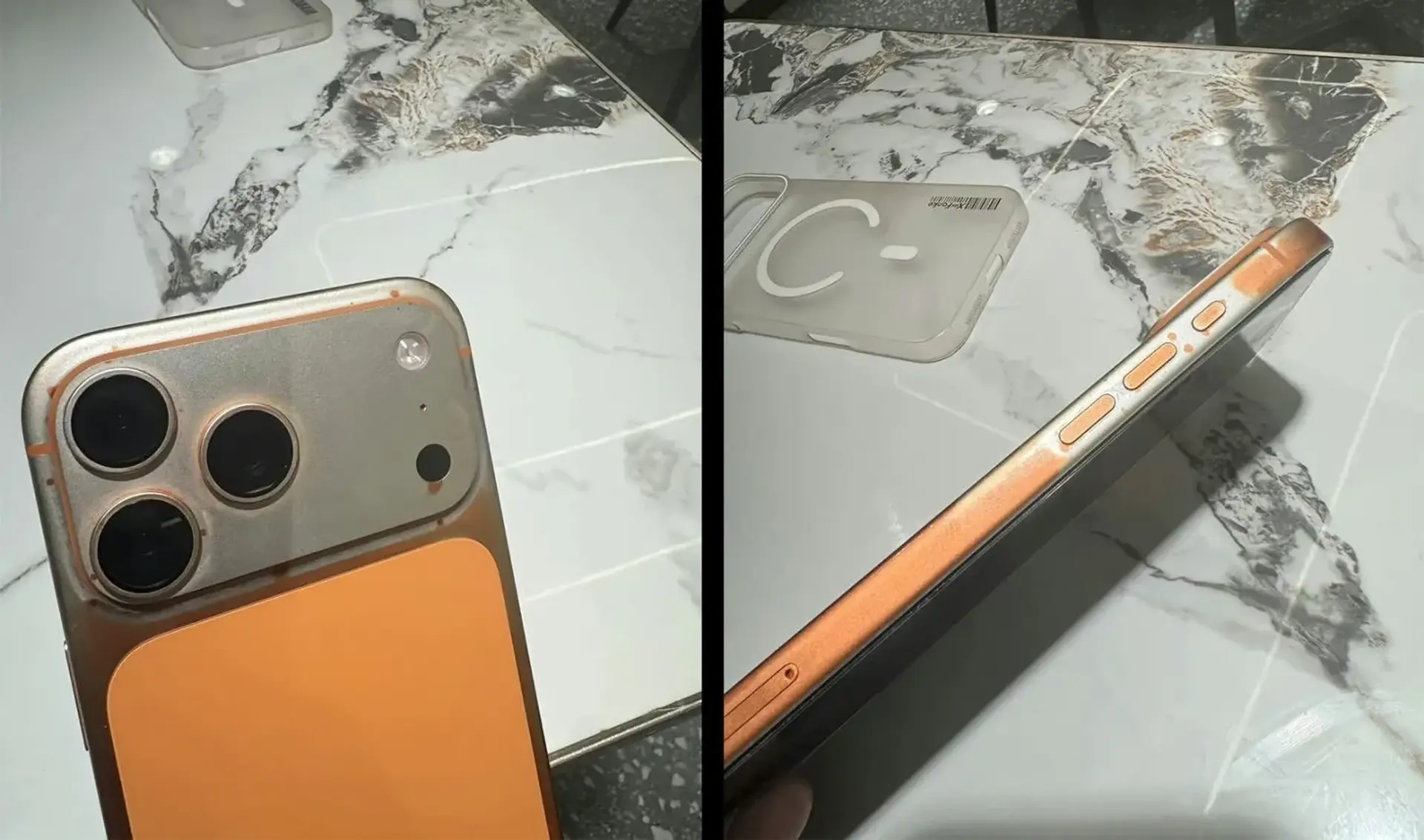 هشدار: دستمال مرطوب رنگ آیفون 17 پرو را می‌برد!