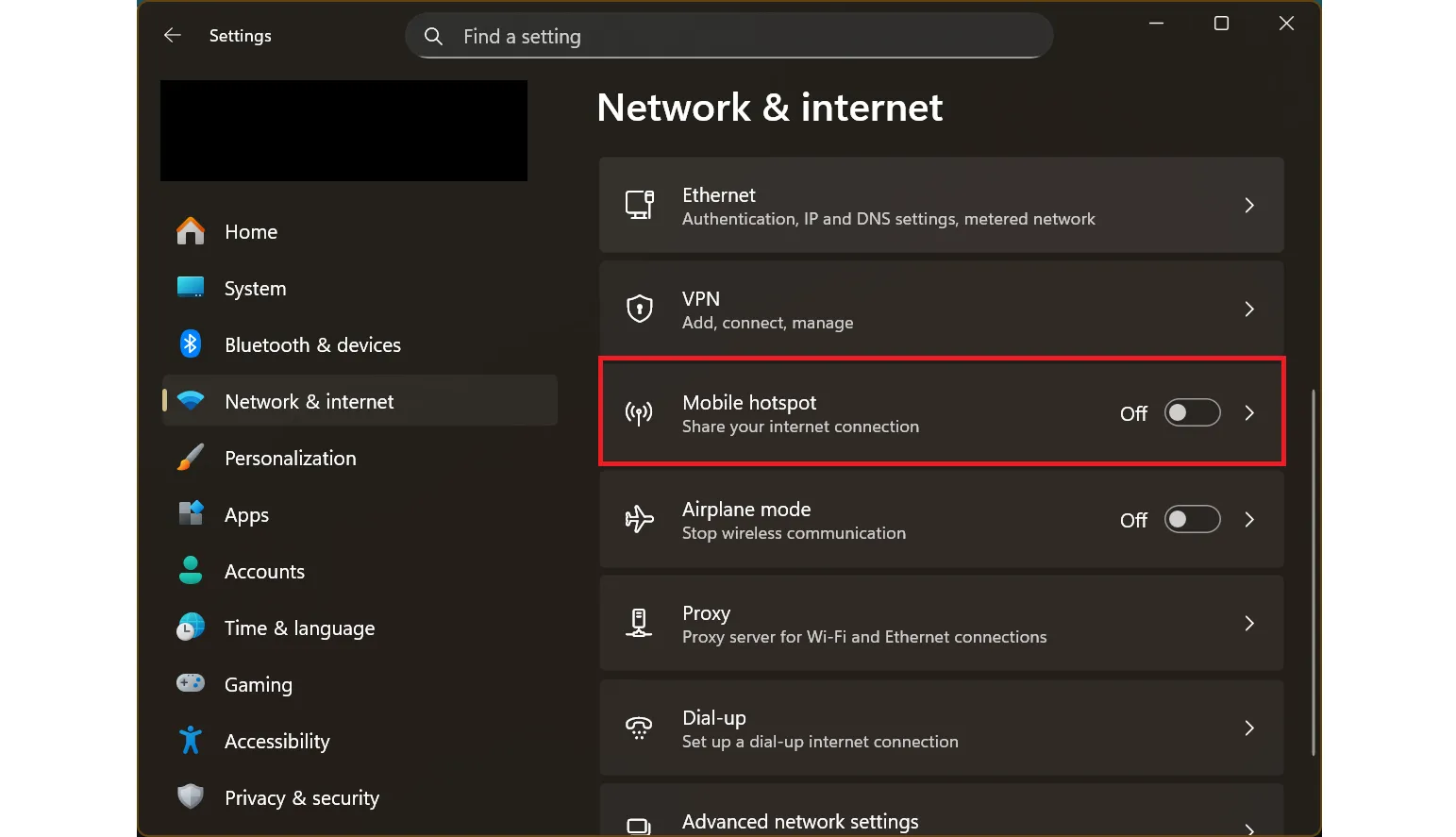 اشتراک گذاری vpn گوشی با کامپیوتر با کابل