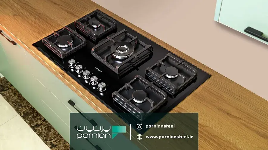 اجاق گاز پرنیان مدل PB5222؛ تلاقی ظرافت طراحی و اطمینان در آشپزخانه