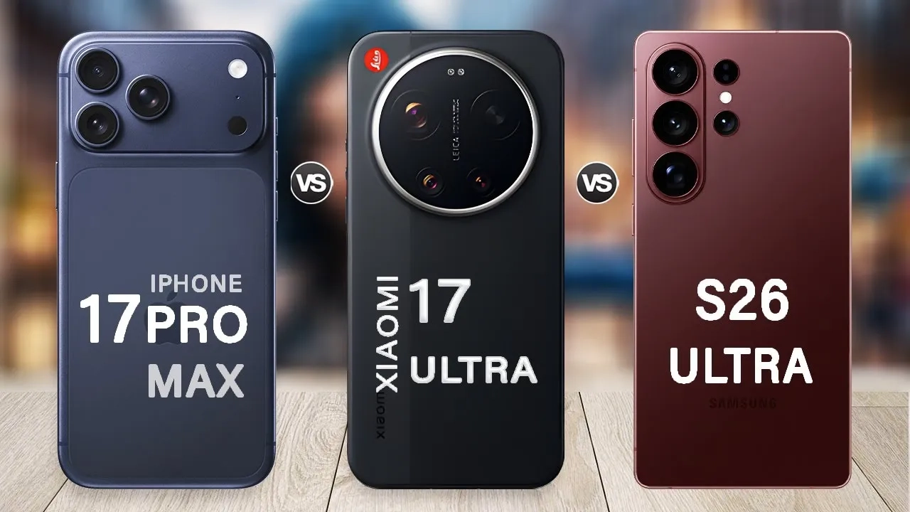 نبرد غول‌های پرچمدار؛ شیائومی 17 اولترا، گلکسی S26 اولترا و آیفون 17 پرو مکس