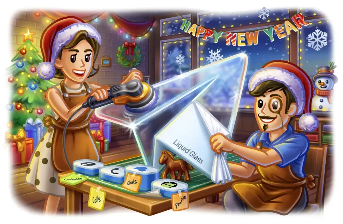 آپدیت جدید تلگرام با تمرکز بر طراحی شیشه‌ای و هوش مصنوعی