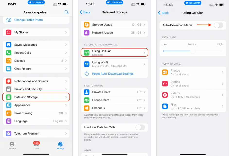 نحوه فعال کردن گزینه Auto-download